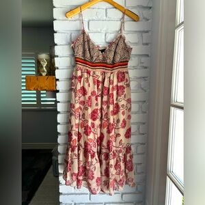 BCBG MaxAzria Boho silk dress
